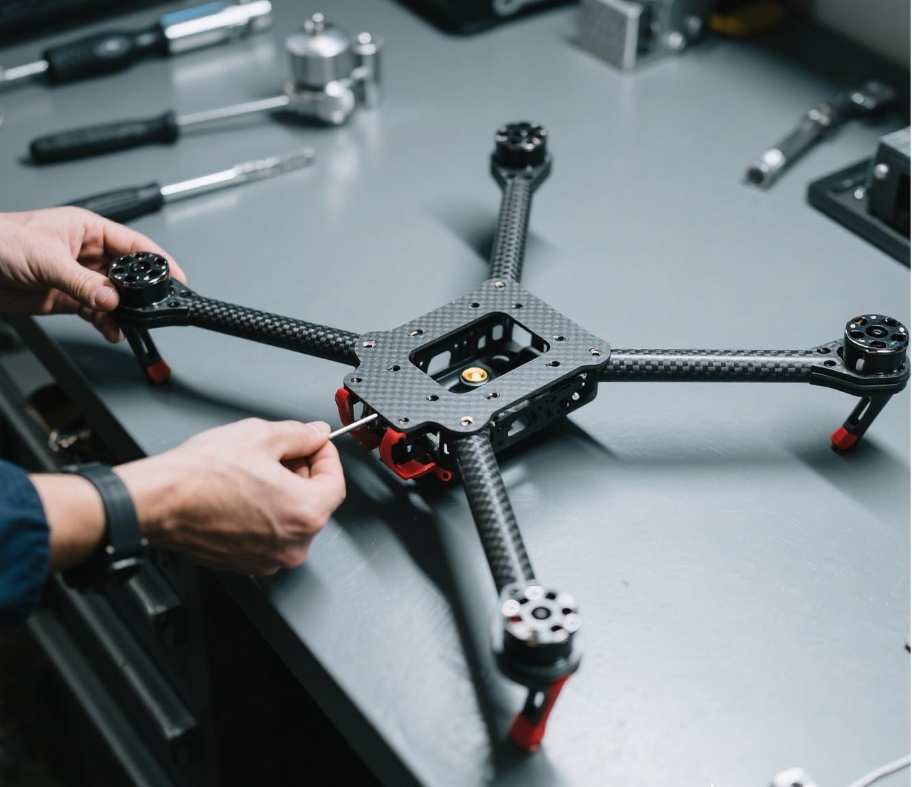 Carbon fiber tubing for drone arms