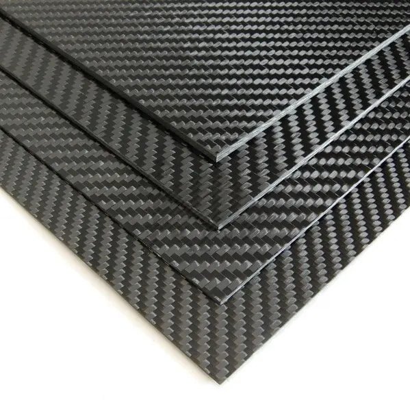 alt="Hybrid fiber weave with clear matrix resin"