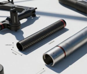 "comparison between carbon fiber and aluminum buffer tubes"