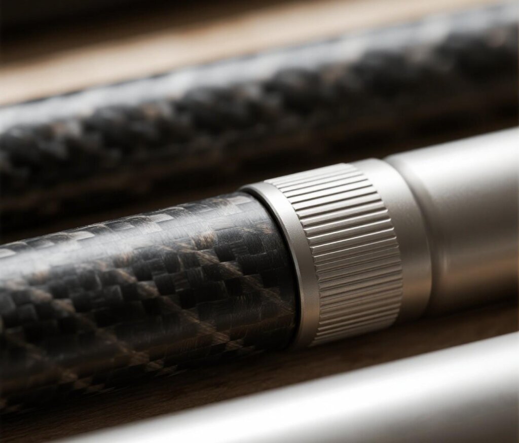"custom carbon fiber tube used in firearm buffer system"
