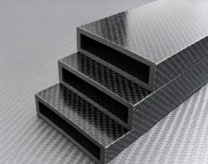 Carbon fiber rectangular tube for lightweight rover robotic arm