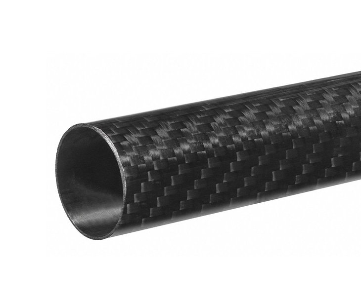 Carbon fiber tube for UAV telemetry antenna cable routing