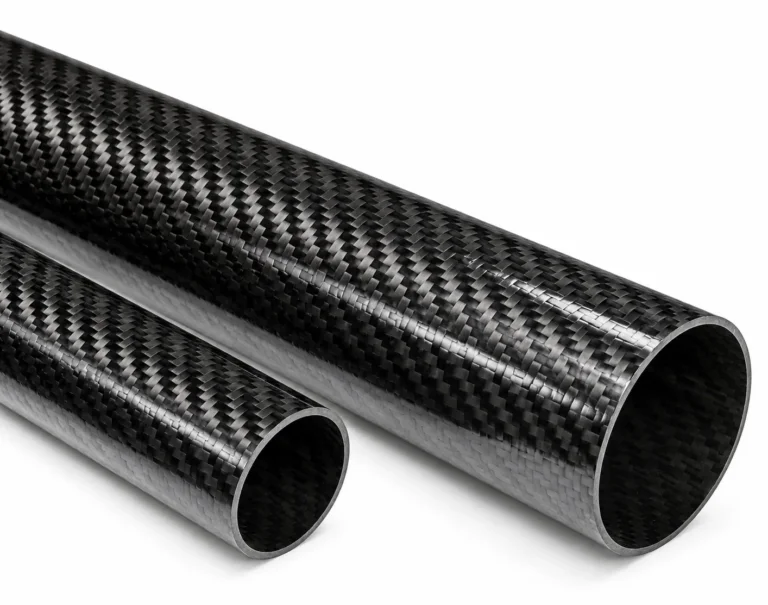Carbon fiber tubes for glider tail boom with V-tail alignment fixture