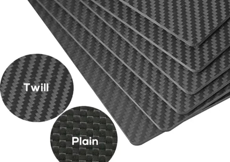 Karbonfibervev Carbon-Fiber-sheets