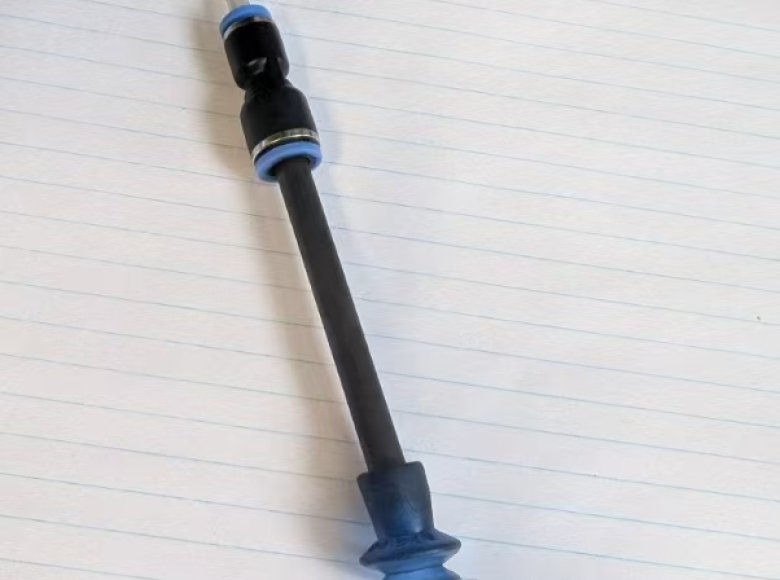 alt="carbon fiber tube used in client product prototype"